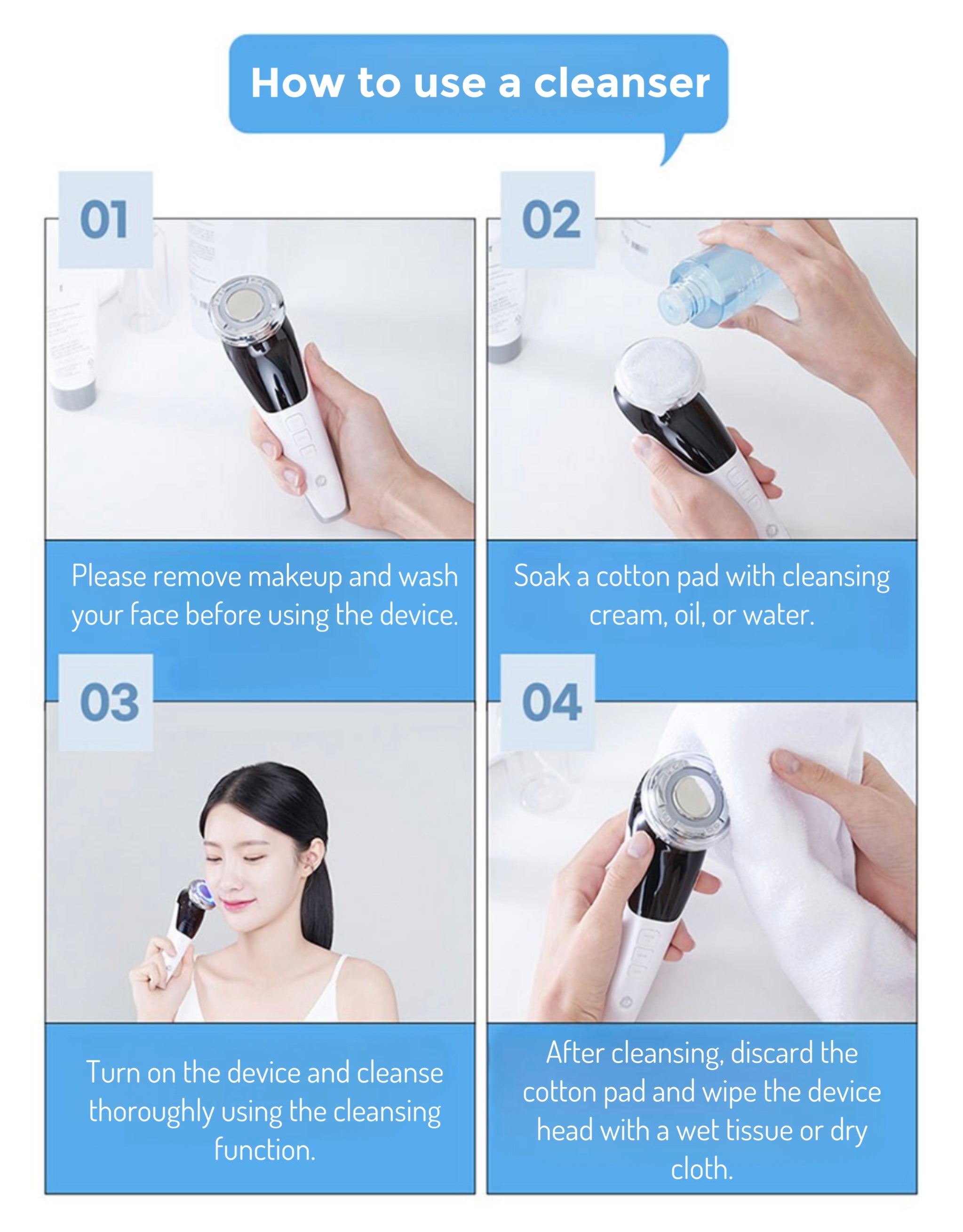 Reverse Multipurpose Galvanic Skin Care Device anti wrinkle effect